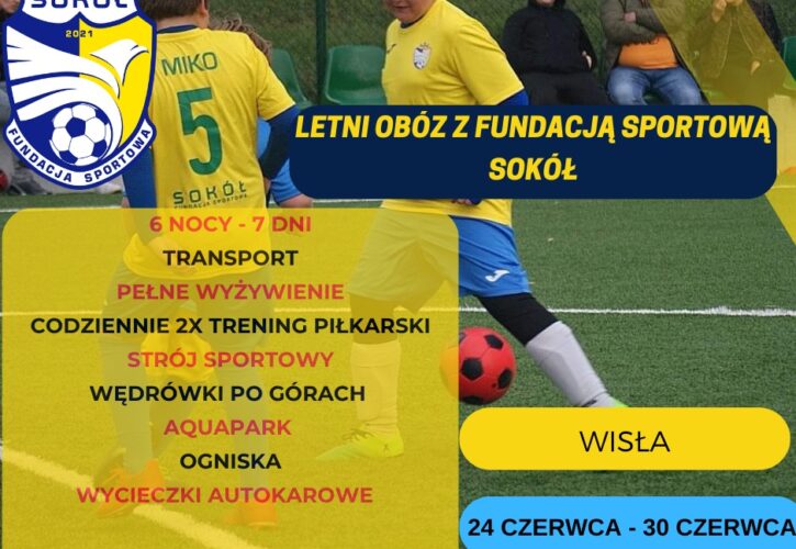 JEDZIEMY NA OBÓZ LETNI DO WISŁY!